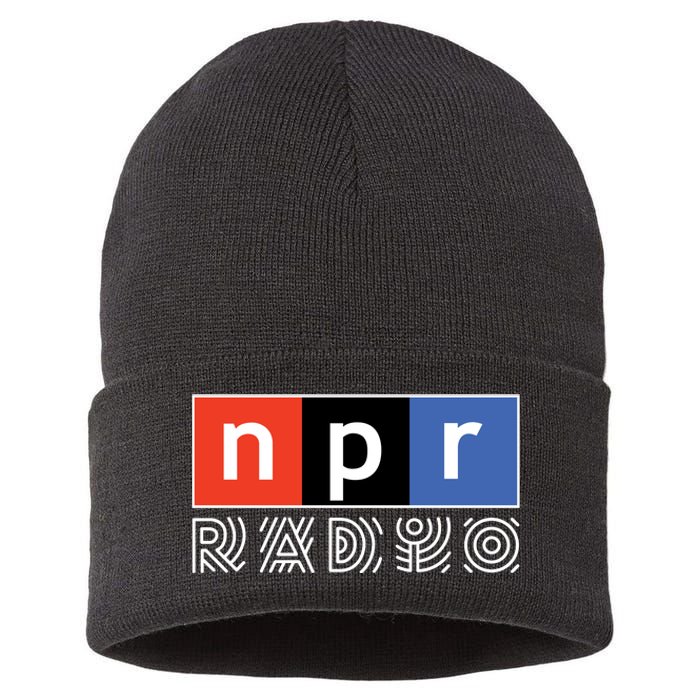 NPR National Public Radio Sustainable Knit Beanie