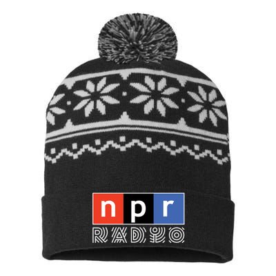 NPR National Public Radio USA-Made Snowflake Beanie