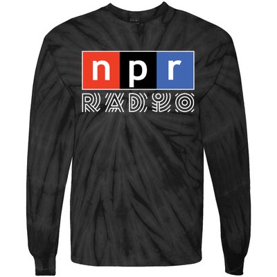 NPR National Public Radio Tie-Dye Long Sleeve Shirt