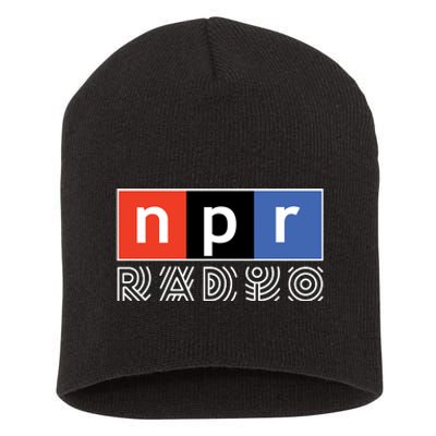 NPR National Public Radio Short Acrylic Beanie