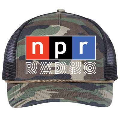 NPR National Public Radio Retro Rope Trucker Hat Cap