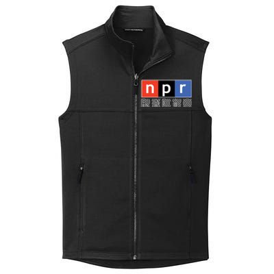 NPR National Public Radio Collective Smooth Fleece Vest