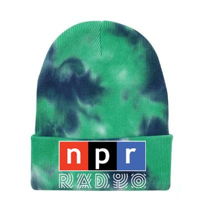 NPR National Public Radio Tie Dye 12in Knit Beanie