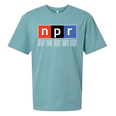 NPR National Public Radio Sueded Cloud Jersey T-Shirt