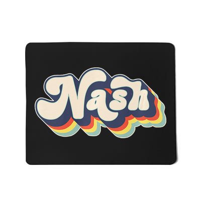 Nash Name Personalized Surname First Name Nash Mousepad