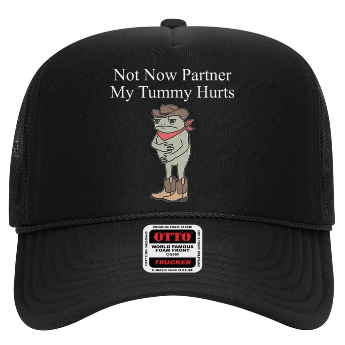 Not Now Partner My Tummy Hurts Hat