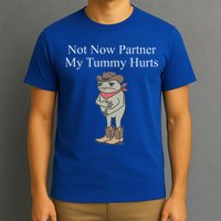 Not Now Partner My Tummy Hurts T-Shirt