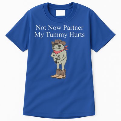 Not Now Partner My Tummy Hurts Tall T-Shirt