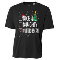 Nice Naughty Puerto Rican Christmas Puerto Rico Heritage Cooling Performance Crew T-Shirt