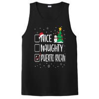 Nice Naughty Puerto Rican Christmas Puerto Rico Heritage PosiCharge Competitor Tank