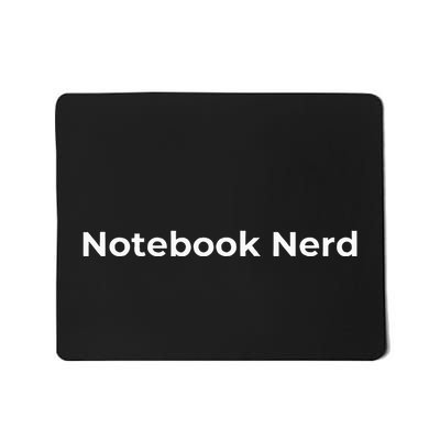 Notebook Nerd Planner Journal Mousepad