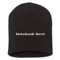 Notebook Nerd Planner Journal Short Acrylic Beanie