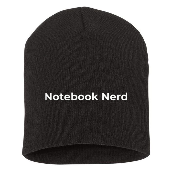 Notebook Nerd Planner Journal Short Acrylic Beanie