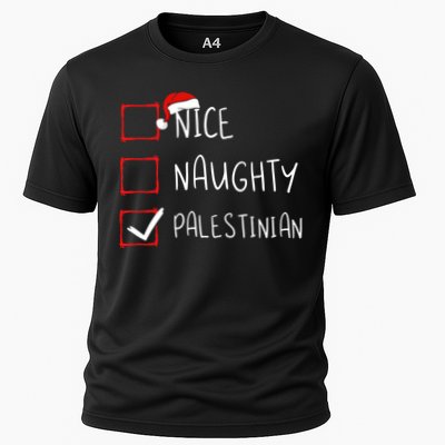 Nice Naughty Palestinian Christmas Palestine Heritage Roots Great Gift Performance Shirt