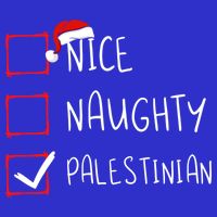 Nice Naughty Palestinian Christmas Palestine Heritage Roots Great Gift Tank Top