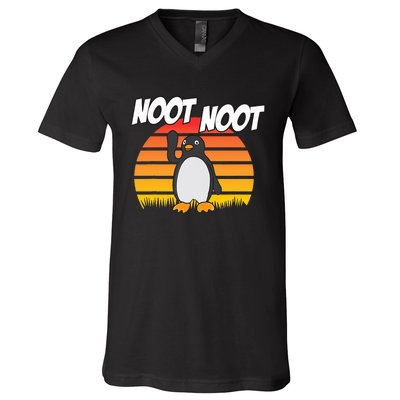 Noot Noot Penguin V-Neck T-Shirt