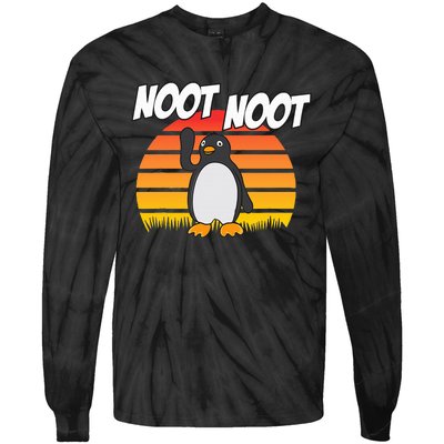 Noot Noot Penguin Tie-Dye Long Sleeve Shirt