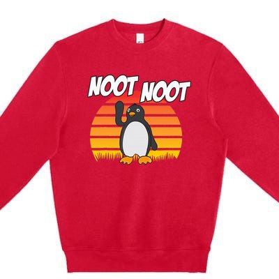 Noot Noot Penguin Premium Crewneck Sweatshirt