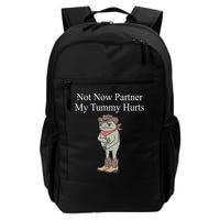 Not Now Partner My Tummy Hurts Design Backpack