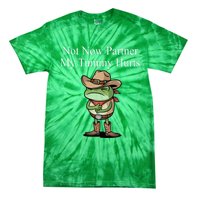 Not Now Partner My Tummy Hurts Design Tie-Dye T-Shirt