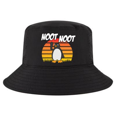 Noot Noot Penguin Vintage Gift For Men Women Cool Comfort Performance Bucket Hat