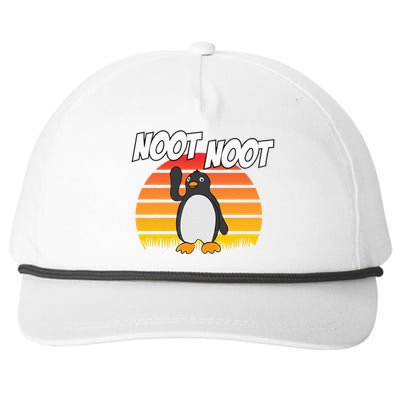 Noot Noot Penguin Vintage Gift Snapback Five-Panel Rope Hat