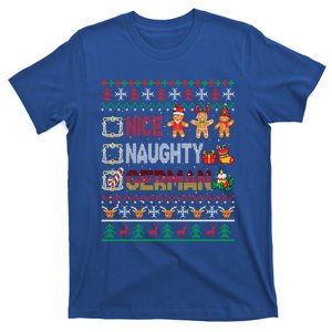 Nice Naughty Proud Ger Christmas Family Group Gift T-Shirt