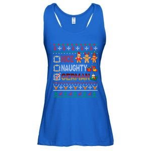 Nice Naughty Proud Ger Christmas Family Group Gift Ladies Essential Flowy Tank