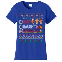 Nice Naughty Proud Ger Christmas Family Group Gift Women's T-Shirt