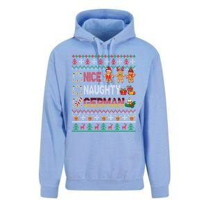 Nice Naughty Proud Ger Christmas Family Group Gift Unisex Surf Hoodie