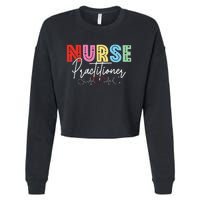 NP Nurse Practitioner Valentine's day Healthcare Examination Cropped Pullover Crew