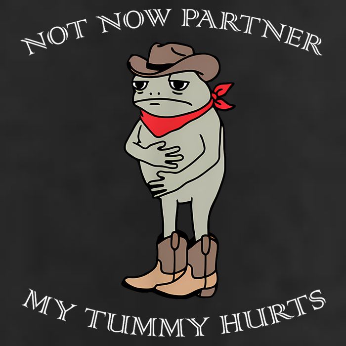 Not Now Partner My Tummy Hurts Hat