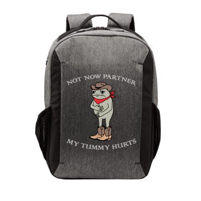 Not Now Partner My Tummy Hurts Vector Backpack