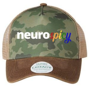 Neurospicy Neurodivergent Pride Autism Legacy Tie Dye Trucker Hat