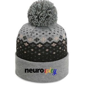 Neurospicy Neurodivergent Pride Autism The Baniff Cuffed Pom Beanie