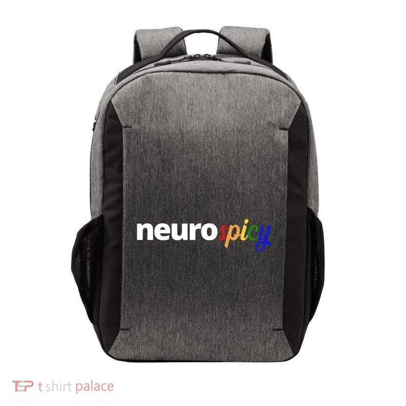 Neurospicy Neurodivergent Pride Autism Vector Backpack
