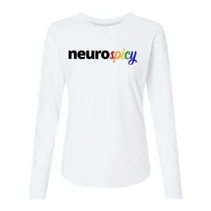 Neurospicy Neurodivergent Pride Autism Womens Cotton Relaxed Long Sleeve T-Shirt