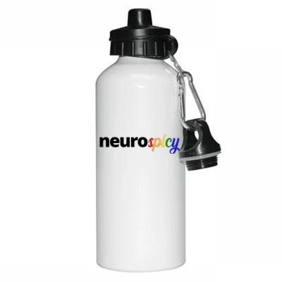 Neurospicy Neurodivergent Pride Autism Aluminum Water Bottle