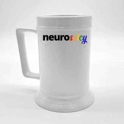 Neurospicy Neurodivergent Pride Autism Beer Stein