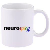 Neurospicy Neurodivergent Pride Autism 11oz C Handle Ceramic Mug