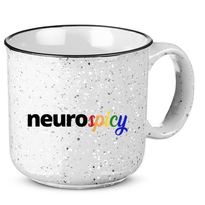 Neurospicy Neurodivergent Pride Autism 15oz Campfire Ceramic Mug