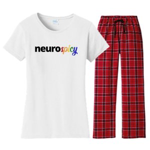 Neurospicy Neurodivergent Pride Autism Women's Flannel Pajama Set