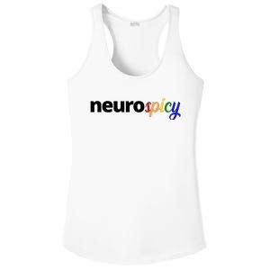 Neurospicy Neurodivergent Pride Autism Ladies PosiCharge Competitor Racerback Tank