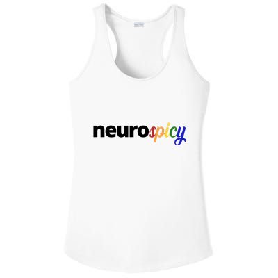 Neurospicy Neurodivergent Pride Autism Ladies PosiCharge Competitor Racerback Tank