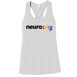 Neurospicy Neurodivergent Pride Autism Women's Racerback Tank