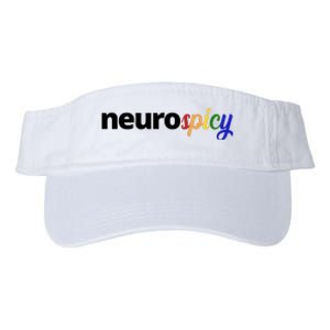 Neurospicy Neurodivergent Pride Autism Valucap Bio-Washed Visor