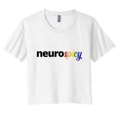 Neurospicy Neurodivergent Pride Autism Crop Top