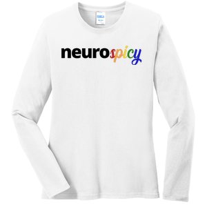 Neurospicy Neurodivergent Pride Autism Ladies Long Sleeve Shirt