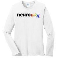 Neurospicy Neurodivergent Pride Autism Ladies Long Sleeve Shirt