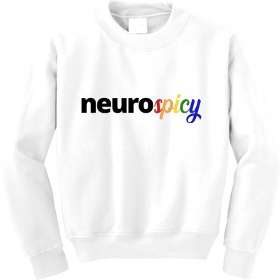 Neurospicy Neurodivergent Pride Autism Kids Sweatshirt